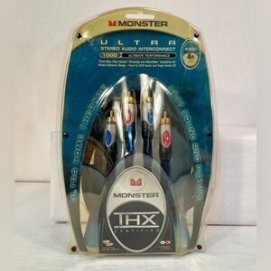 Monster Ultra Stereo Audio Interconnect Cable THX Certified